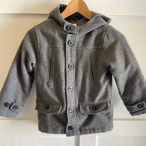 Gymboree Boys Gray Peacoat Size 5/6